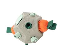 Genérico Interactive Treat Dispenser Dog Toy, Puzzle Food Dispenser, 5,31 x 5,12 x 4,33 pulgadas, Squeaky Enrichment, Teeth Cleaning Aid, Chew Ball Toy for Dogs, Stress Relief Playtime