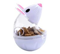 Genérico Interactive Treat Training Toy Cat Treat Dispenser Small | Mouse Tumbling-Shaped Pet Food Ball for Exercise Adjustment Cat Diet