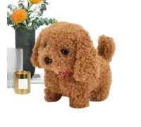 Genérico interactivo para caminar, juguetes interactivos para perros robot de peluche - perro de peluche para cachorro, robot de cachorro, que camina, ladra, revolviendo la cola