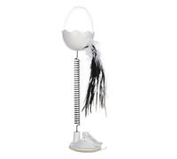 Generico interactivo para gatos - Trata la bola con una luz de plumas, de juego con lento para gatos, actividad con gata a, y duradero pe