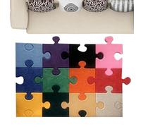 Genérico Interlocking Floor Mats, 12-Piece Colorful Foam Play Tiles for Kids, Non-Slip Soft Puzzle Mat Set for Playroom Bedroom Living Room Daycare Floor Protection and Home Decor 28.9x20.3x0.9cm