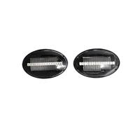 Genérico Intermitente 2 uds LED señal giro dinámica indicador lateral luz fluida para Ford para Fiesta III IV MK3 MK4 para KA para Mondeo I MK1 Luces Giro(Crystal White)