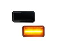 Genérico Intermitente coche Luz Intermitente Para Chevy Bel Air Para Camaro Caprice Chevelle Para Corvette Para Impala Nova C10 Camino Lateral Parachoques Indicador de dirección(2pcs Front Amber)
