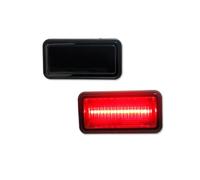 Genérico Intermitente coche Luz Intermitente Para Chevy Bel Air Para Camaro Caprice Chevelle Para Corvette Para Impala Nova C10 Camino Lateral Parachoques Indicador de dirección(2pcs Rear Red)