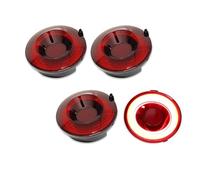 Genérico Intermitente coche Para Chevy Para Corvette Para C6 2005-2013 LED Rojo Sin Errores Freno Trasero Coche Luces Señal Giro Kit Posición Funcionamiento Indicador de dirección(Red Lens)