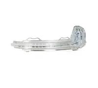 Genérico Intermitente Indicador Lateral Para VW Para Tiguan 2017 2018 2019 2020 Puerta Ala Coche Cubierta Espejo Lateral Tapa Marco Retrovisor Lente Cristal Luz Señal Giro(bien)