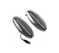 Genérico Intermitente Lateral Izquierdo Luces Indicadoras LED Repetidoras Luz Señalización Lateral Para NP300 Para Navara D22 Para Frontier Para Fiera Para Terrano 1998-2005(Crystal White)