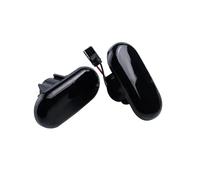 Genérico Intermitente Lateral Para Dacia Para Duster Para Logan 2x Lente Negra Indicador Lateral Luz LED De Repetición