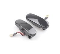 Genérico Intermitente Para Automóviles Luz LED Dinámica Señal Giro Indicador Lateral Lámpara Repetidora Para Fiat Para Panda 169 Para Grande Para Punto Inkl Para Evo Para Doblo(Dynamic Smoked)