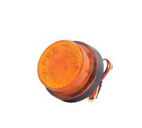 Genérico Intermitente Retrovisor Luz Advertencia Giratoria LED Lámpara Alarma Emergencia Estroboscópica Intermitente Señal Techo Coche Baliza Para Camión 2 Modos 12V 24V Luz Intermitente(4pcs)