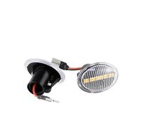 Genérico Intermitente Retrovisor Para Abarth Para 500 595 695 Lámparas LED Dinámicas T10 51823092 2 Uds Luz Indicador Lateral Señal Giro(Dynamic A)