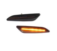 Genérico Intermitente Retrovisor Para Fiat Para Tipo Egea (356) 2015-2020 LED Luces Intermitentes Laterales Delanteras(Smoked)