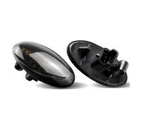 Genérico Intermitente Retrovisor Para Peugeot 307 206 407 107 Indicador Lateral LED Dinámico Luz Señal Giro Intermitente Secuencial 6325G3 2 Uds(Dynamic)