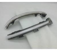Genérico Intermitentes coche Cristal LED de señal giro dinámico para VW para Golf MK7.5, GTI 7, R GTD VII, luz espejo transparente 2013 2020, 2 uds Intermitente Retrovisor