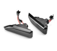 Genérico Intermitentes coche Lámpara De Señal Giro Fluida Libre Errores Para Mini Para Countryman F60 2017-2020 Luz LED Posición Lateral Secuencial Dinámica Intermitente Retrovisor(Smoky-black)