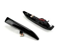 Genérico Intermitentes Laterales Led Dinámicos Lámpara Indicadora De Dirección LED Dinámica Para Serie 7 E65 E66 E67 E68 2001 2002 2003 2004 2005 2006 2007 2008(Dynamic Black)