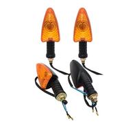Genérico Intermitentes Moto Led Impermeable Luces de giro decorativas Uso apto para motocicletas Honda, Suzuki, Yamaha, (70 cc-600 cc), lámpara indicadora modificada(4pcs Yellow)