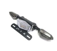 Genérico Intermitentes Moto Led Impermeable Pieza modificada Uso apto para motocicleta Suzuki DRZ 400S, 400E y 400SM, marco eliminador de guardabarros trasero(Beige)