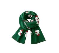 Genérico Invierno Bufandas De Punto Para Mujer Bufanda de Invierno para Navidad Cáliida Elegante y Sin Bufanda De Navidad Unisex Punto para Eventos Festivos y Detalles (b-Green2, One Size)