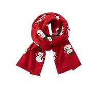 Genérico Invierno Bufandas De Punto Para Mujer Bufanda de Invierno para Navidad Cáliida Elegante y Sin Bufanda De Navidad Unisex Punto para Eventos Festivos y Detalles (b-Watermelon Red1, One Size)