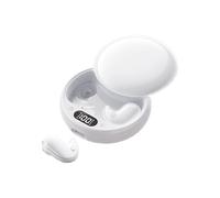 Genérico Invisible Earbuds, Invisible Sleep Wireless Earphone, Light-Weight Noise Blocking, Ipx6 Water Proof, Invisible Earbuds Wireless Bluetooth, For Sleeping, Working, Hiking (White)