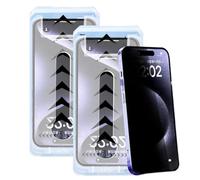 Genérico Invisible Screen Protector for iPhone - 2PCS Durable Screen Armor Pro, Fingerprint-Proof, Dust-Free, Bubble-Free, High-Transparency, Ultra-Clear Protection (Privacy,14PROMAX)