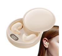 Genérico Invisible Wireless Earbuds, Sleep Earphones, 0.39inch, Noise Block with LED Display Case, Rechargeable Mini Earplug for Call Music Study Gym Men Women Comfortable In-Ear Audio