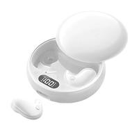 Genérico Invisible Wireless Earbuds, Sleep Earphones, 0.39inch, Noise Block with LED Display Case, Rechargeable Mini Earplug for Call Music Study Gym Men Women Comfortable In-Ear Audio