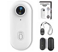 Genérico Ionicswift Riding Camera, POV Chest Trail Thumb, Hands-Free POV Camera for Equestrians, 4K Ultra-HD Video Shooting, for Cycling, Travel, Diving, and Outdoor Adventures (White1080P)