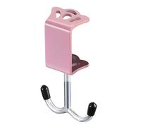 Genérico Iron Double Hooks, Desk Bag Hanger, 4 pulgadas Adjustable Thickness Mount with Sturdy Under Table Storage, Multi Purpose Holder for Bags, Purses, Backpacks, Coats, Kitchen, Bathroom,