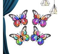 Genérico Iron Winged Sculpture - Weatherproof Outdoor Fence Ornament, Home Interior Aesthetic Mural, Modern Wildlife Theme | Durable Hand Painted Craftsmanship, Elegant Decoration