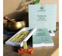 Genérico ISHOM Ladrillos de Incienso Natural Salvia Blanca - Ishom - 1 cajetilla