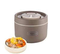 Generico Isolierte Thermo-Lunchbox aus Edelstahl - 650 ml Warmhaltebehälter für Essen mit auslaufsicherem Deckel - Kleine -Box für Suppe, Müsli & To Go - Babybrei-Behälter & Suppentasse für Büro, S