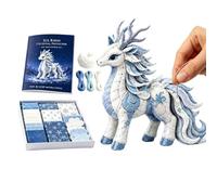 Genérico IY Patchworkes Animal Kit, Arctic Winter Theme Patchworkes Kits - 3D Felt Animal Sewing Kit for Beginners Adults Youth