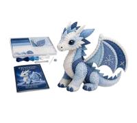 Genérico IY Patchworkes Animal Kit, Arctic Winter Theme Patchworkes Kits - 3D Felt Animal Sewing Kit for Beginners Adults Youth