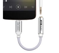 Genérico Jack Adapter, Type-C to 3.5mm Headphone Connector, Noise Reduction Stereo Audio Adapter for Headphones, Speakers, and Audio Devices, Compact Design for Clear Sound and Stable Connection