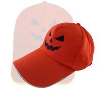 Genérico Jack-O’-Lantern Halloween Pumpkin Hat, Halloween Jack-O’-Lantern Hat, Horror Glowing Hats,Unisex for Halloweens Decoration (smiley)