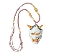 Genérico Japanese Pendant For Men - Face Charm For Jewelry Making | Spooky Ghost Face Cultural Traditional Ornament Truck Interior Decor