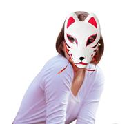 Genérico japonés - Anime Cosplay Prop | 8.66 pulgadas PVC Foxy Máscara | Máscara de disfraces de Halloween para adultos | Accesorio de juego de rol de anime japonés | Máscaras de PVC ligeras para s'h