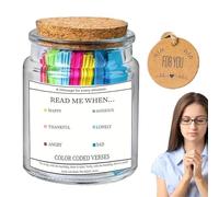 Genérico Jar De Versos Del Corán - Decoración Islámica | Jarra Afirmación Coránica Espiritual Versos Confort Adecuados Para La Reflexión Diaria, Regalos Y Bendiciones Domésticas Basadas En Fe