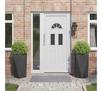 Genérico Jardinera 2 pcs Negro 40 x 40 x 75 cm Acero,Casa y jardín,Jardín,Jardinería,Maceteros y jardineras-883781