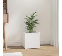 Genérico Jardinera de Madera de ingeniería Blanca Brillante 40x40x40 cm,Casa y jardín,Jardín,Jardinería,Maceteros y jardineras-808798