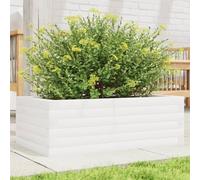 Genérico Jardinera de Madera Maciza de Pino Blanca 70x40x23 cm,Casa y jardín,Jardín,Jardinería,Maceteros y jardineras-847219