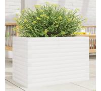 Genérico Jardinera de Madera Maciza de Pino Blanca 70x40x46 cm,Casa y jardín,Jardín,Jardinería,Maceteros y jardineras-3282440