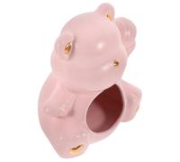 Genérico Jaula de hámster Conejito Nido de hámster Hamaca Rata cabaña Cueva Mini casa Hamster casita Hamster Nido de Hamster Encantador escondite de hámster Pieles de Mascotas cerámica Rosa