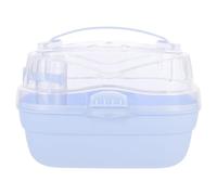 Genérico Jaula de Plástico para Hámster Pequeña y Transpirable, para Transportar Mascotas Pequeñas en Cualquier Lugar