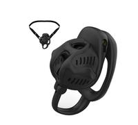 Genérico Jaula de protección para Principiantes para Uso al Aire Libre - cinturón Auxiliar Antideslizante - EShlZ36 (Negro, B+cinturón)