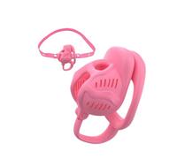 Genérico Jaula de protección para Principiantes para Uso al Aire Libre - cinturón Auxiliar Antideslizante - EShlZ36 (Rosa, B+cinturón)
