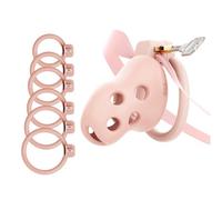 Genérico Jaula Deportiva Invisible y Ligera para Hombre, con 6 mosquetones Activos - ESZ66 (Rosa, L)