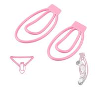 Genérico Jaula Protectora para Hombres, Juego de 2 Piezas, Accesorio para Ejercicios de extremidades - A398ES (Rosa, 3 Piezas (Correa de Tres vías))